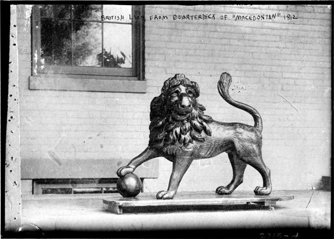 [British Lion from Quarterdeck of "Macedonian", 1812]