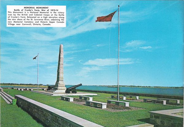 [Memorial Monument: Battle of Crysler's Farm, War of 1812–14]