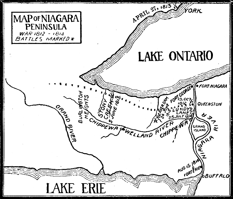 [Map of Niagara Peninsula.]