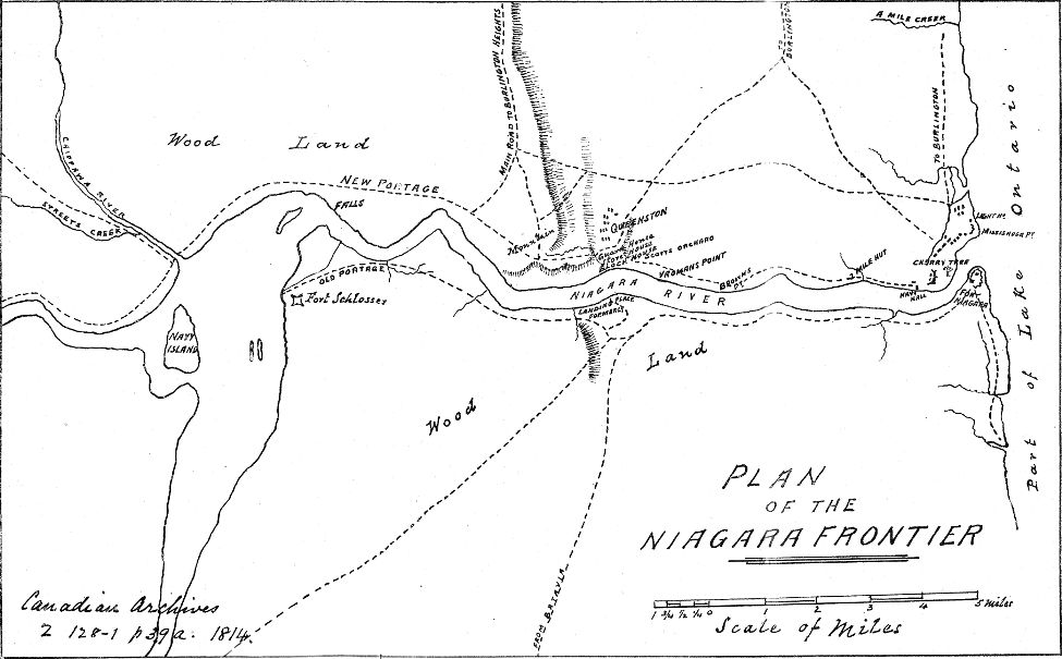 [Plan of the Niagara Frontier]