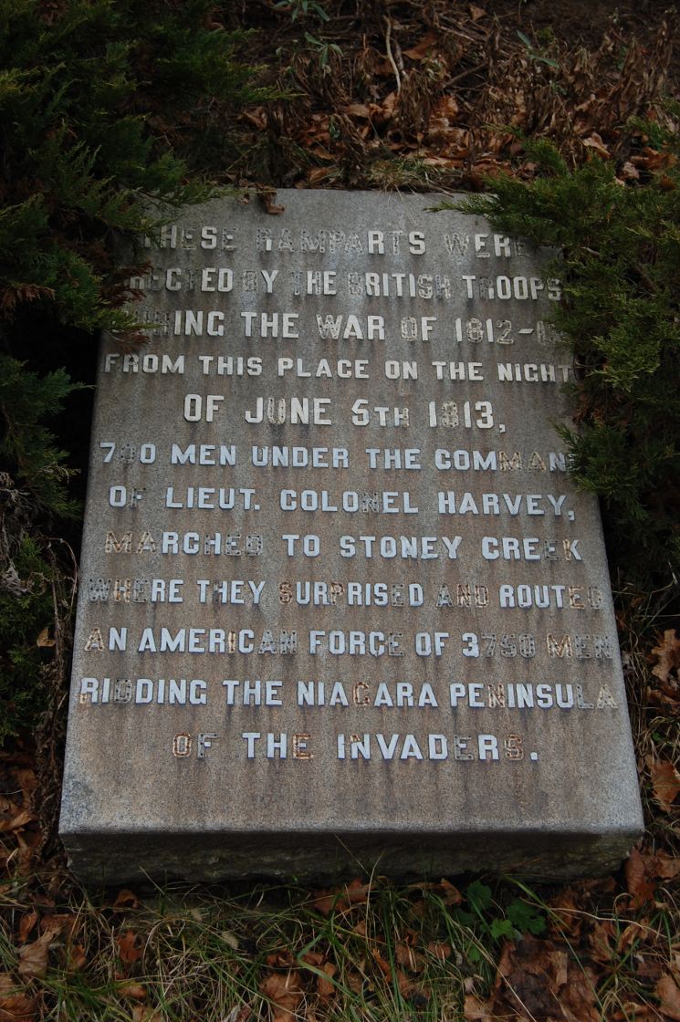 [Battle of Stoney Creek Historical Marker at Burlington Heights]