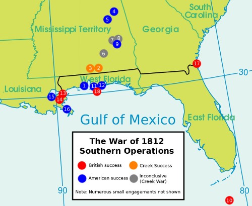 [Southern Operations of the War of 1812]