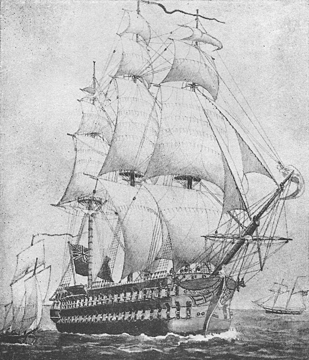 [Sir James Yeo's Flagship, 1814]